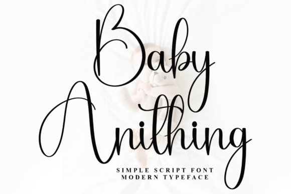 Baby Anithing: A Handwritten Font for Makers