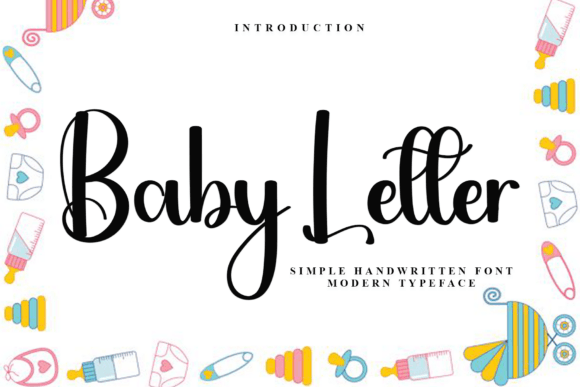 Baby Letter: A Handcrafted Font for Editorial Design