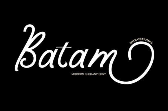 Batam Font: A Modern Script for Handmade Brands