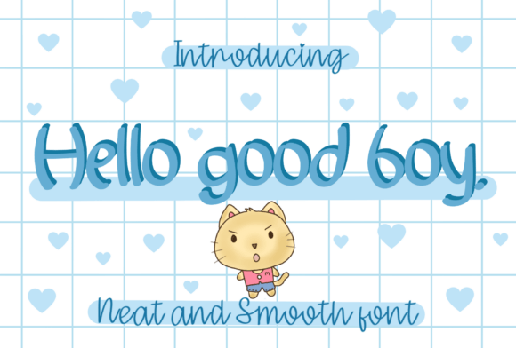 Bring Holiday Cheer to Your Shop with Hello Good Boy Font