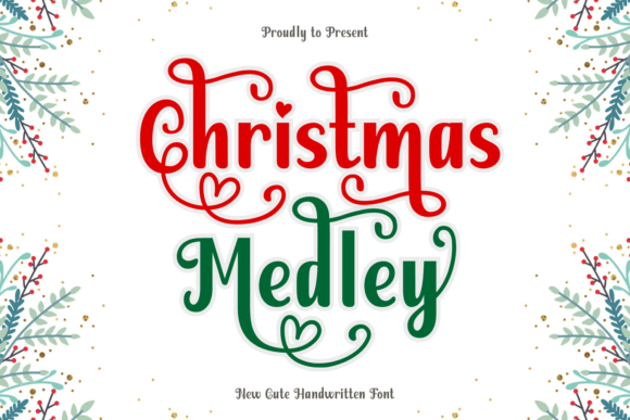 Christmas Medley: A Festive Font for Branding