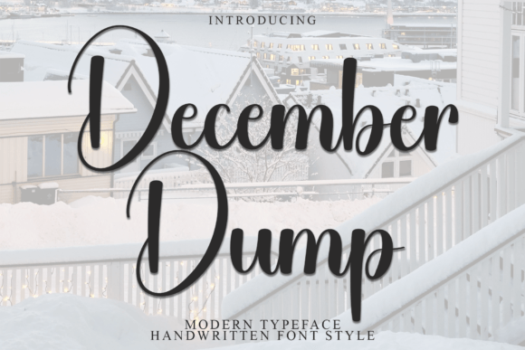 December Dump: A Stylish Script Font for Elegant Branding