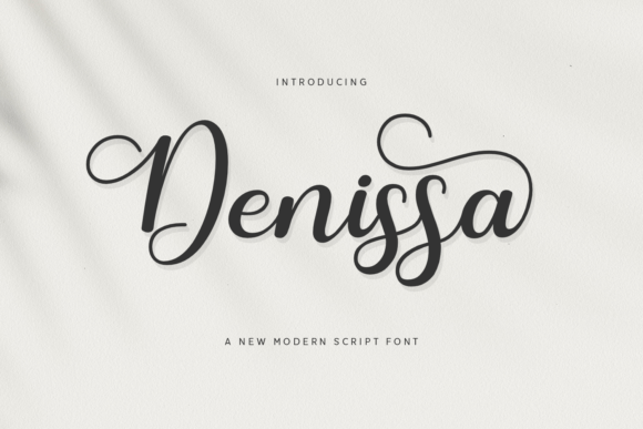 Denissa: A Bold Script Font for Web Design
