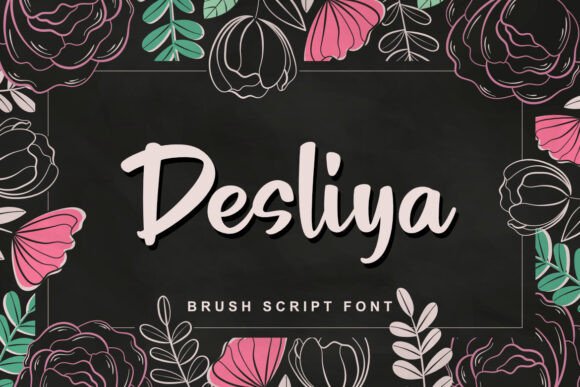 Desliya: A Refined Script Font for Editorial Design