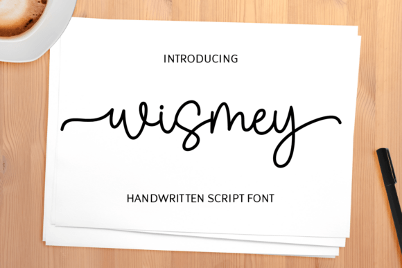 Elevate Editorial Design with the Wismey Script Typeface