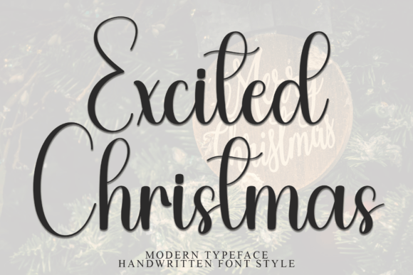 Elevate Your Brand with the Excited Christmas Typeface