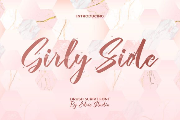 Girly Side: A Playful Script Font for Modern Editorial Design