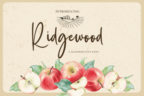 Ridgewood: The Script Font That Stops the Scroll