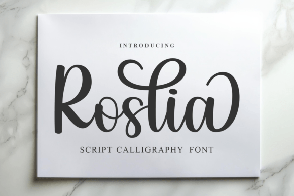 Roslia: The Bold Script Font for Handmade Brands