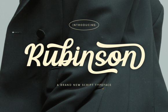 Rubinson: The Bold Script Font for Scroll-Stopping Marketing