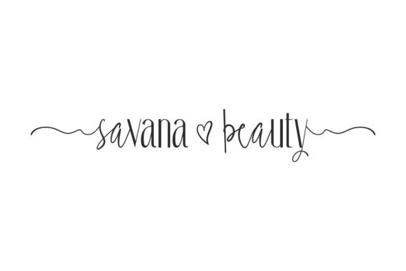 Savana Beauty: The Display Font for Scroll-Stopping Brand Visuals
