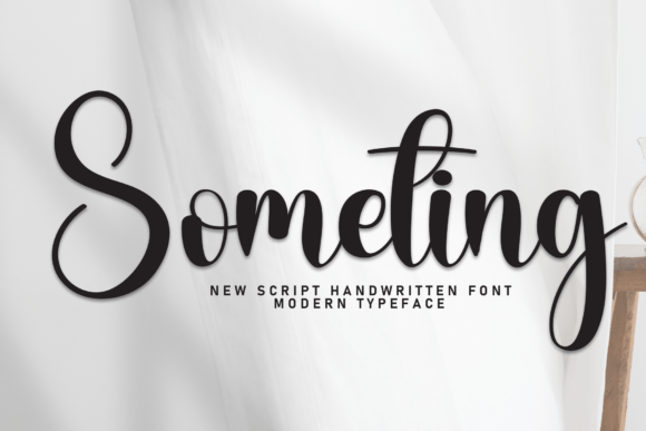 Someting: A Handwritten Font for Makers and Sellers