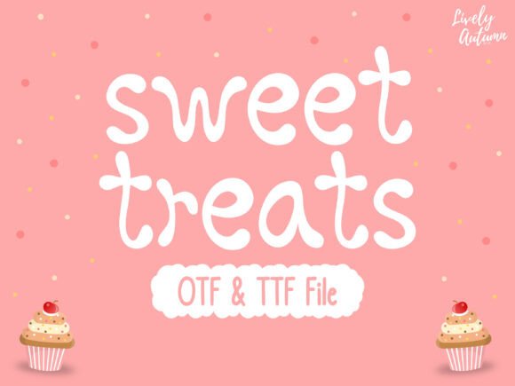 Sweet Treats Typeface: A Soft Editorial Choice