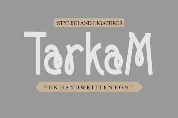 Tarkam: A Friendly Handwritten Typeface for Editorial Design