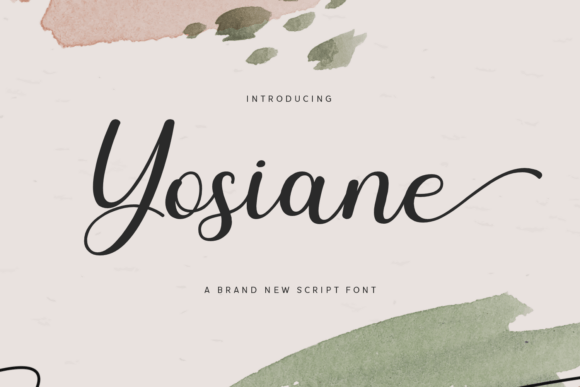 Yosiane: The Script Font That Elevates Your Campaigns